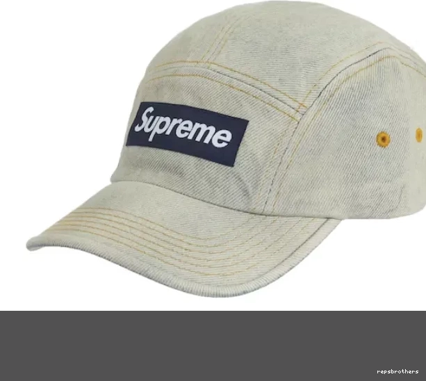 Black Tannin Washed Washed White Water CAP SS23 DENIM Blue Camping CAMP Hat Water 0511